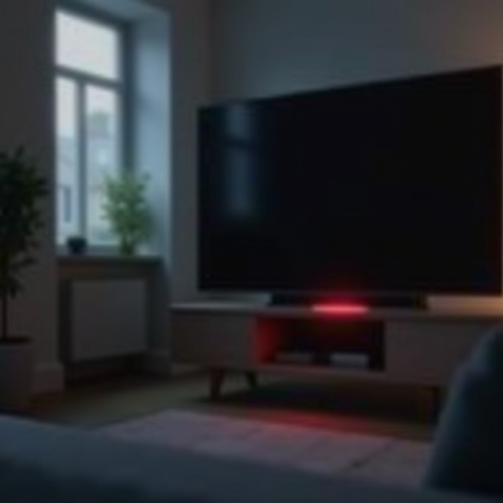 Miksi Sony-televisioni vilkkuu punaisena?
