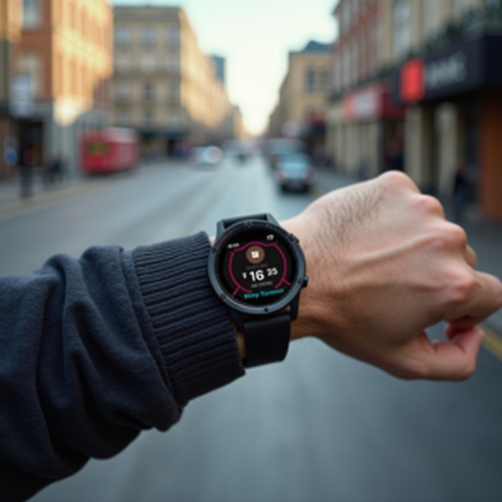 how to count steps on smart watch