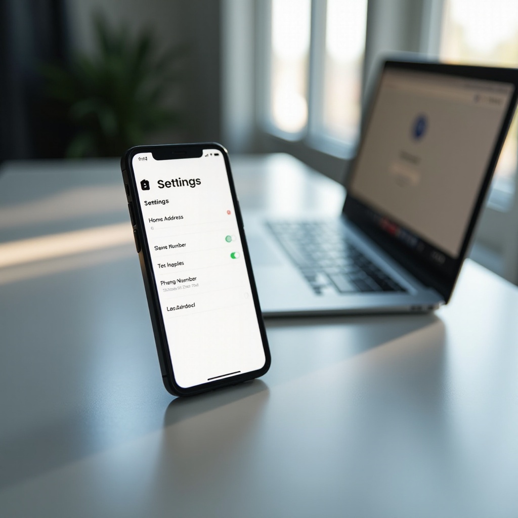 perbarui alamat rumah dan nomor telepon Anda di iPhone Anda