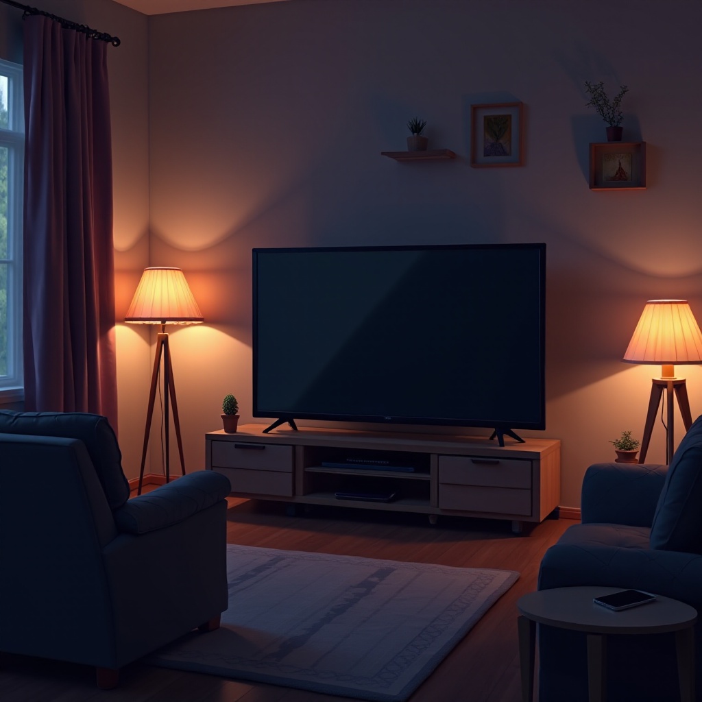 tv-beeld donker