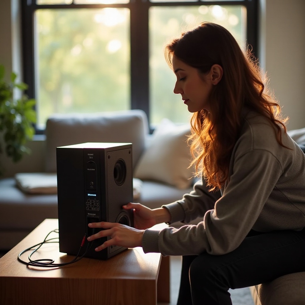 Altec Lansing kaiuttimien yhdistäminen