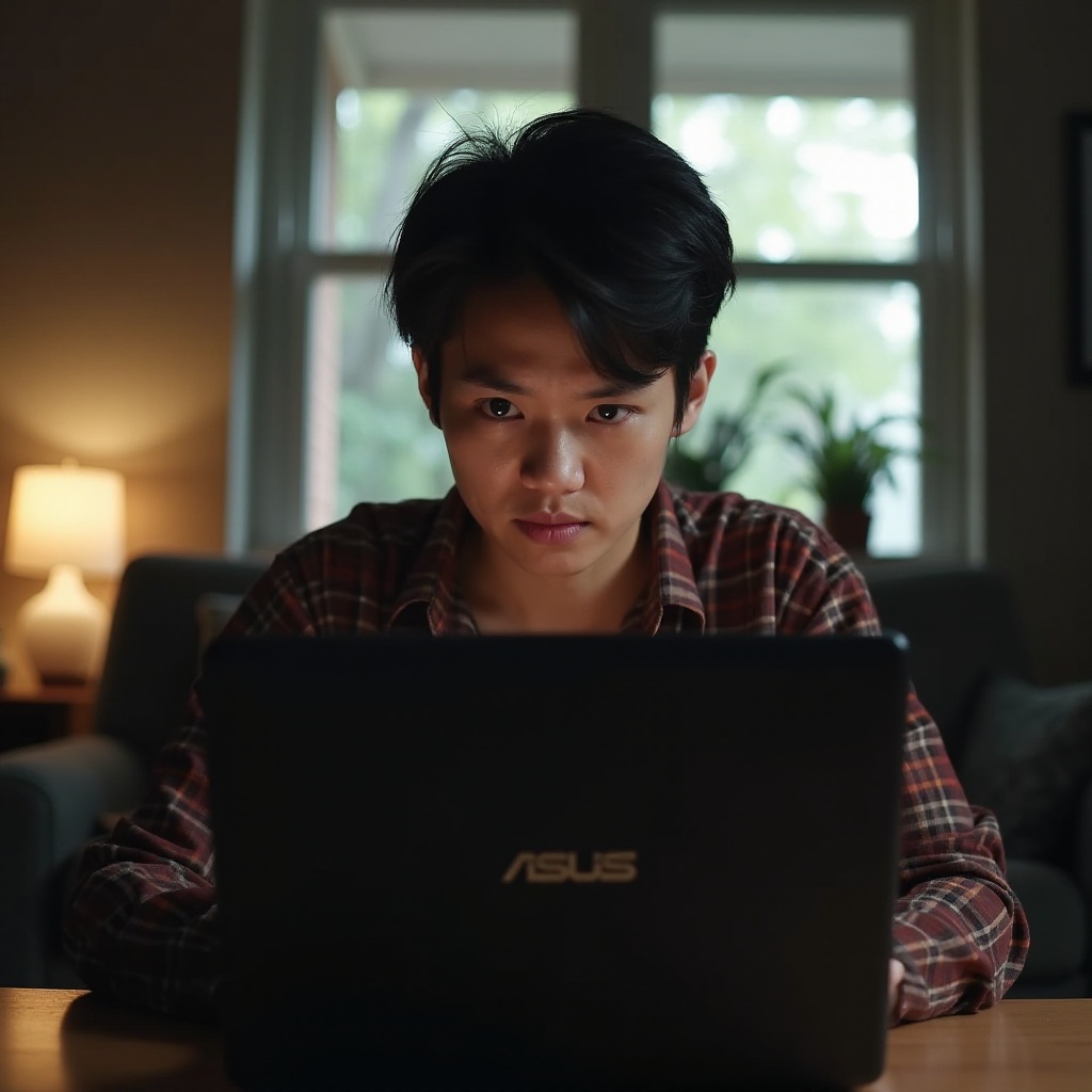 asus computer gaat niet aan