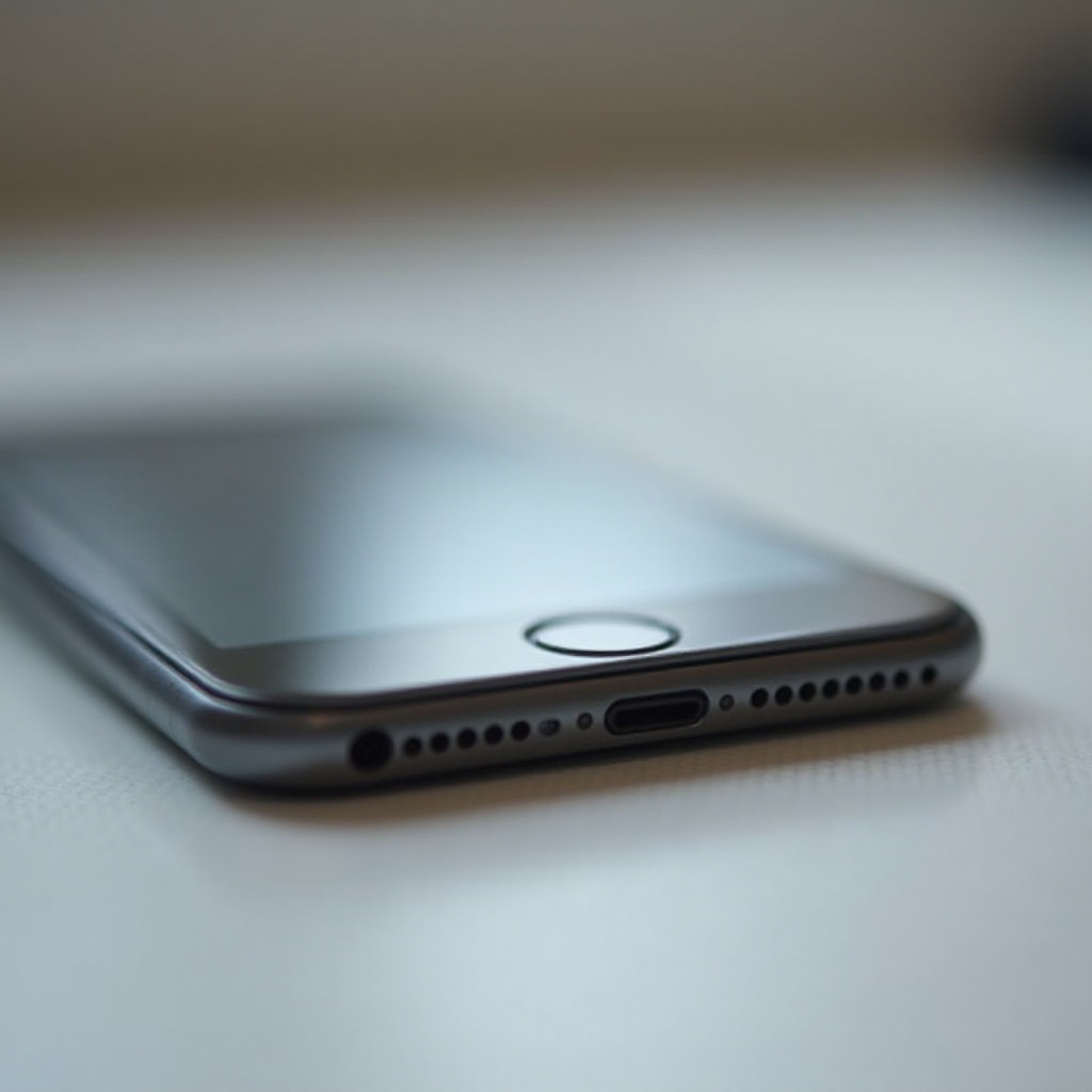 water inside charging port iphone