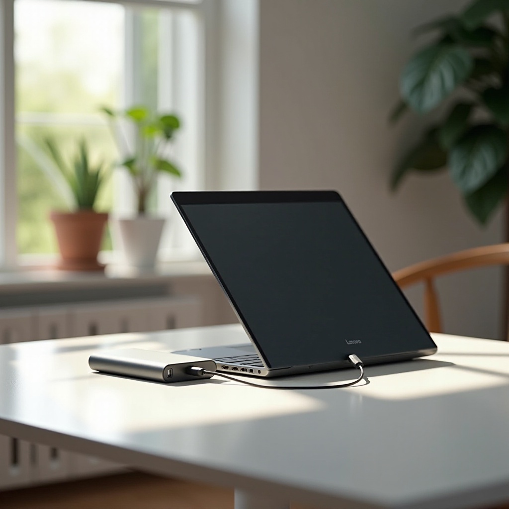 jak naładować laptopa Lenovo bez ładowarki