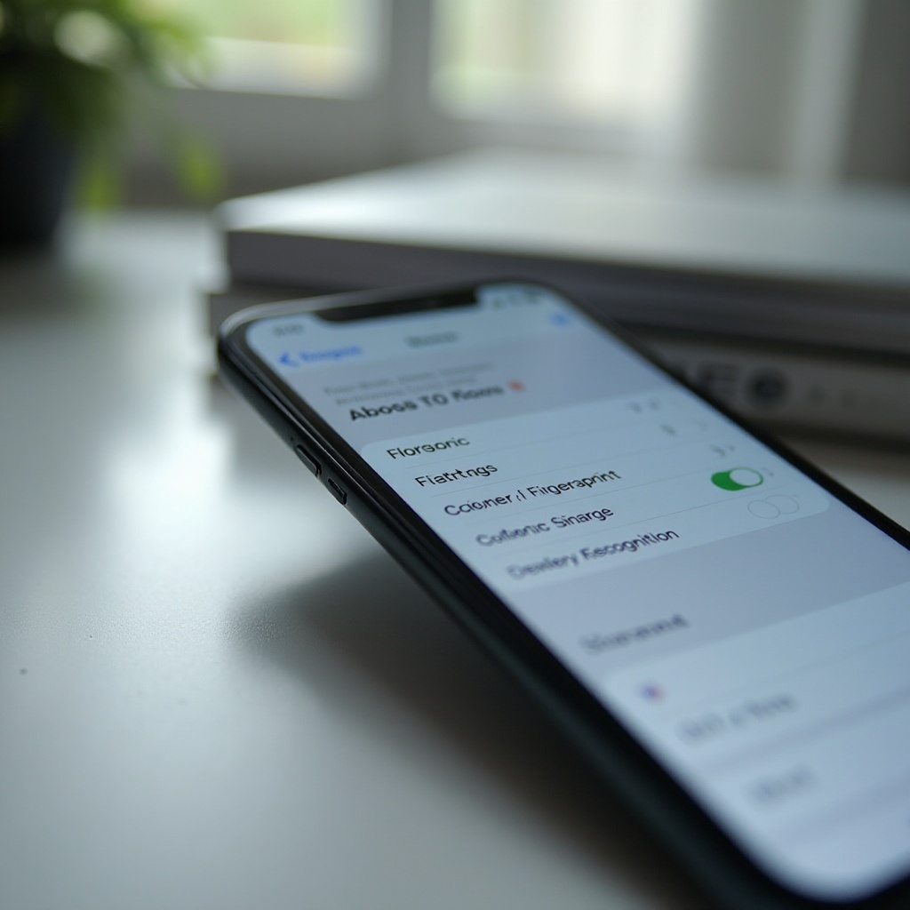 reset biometrics iphone