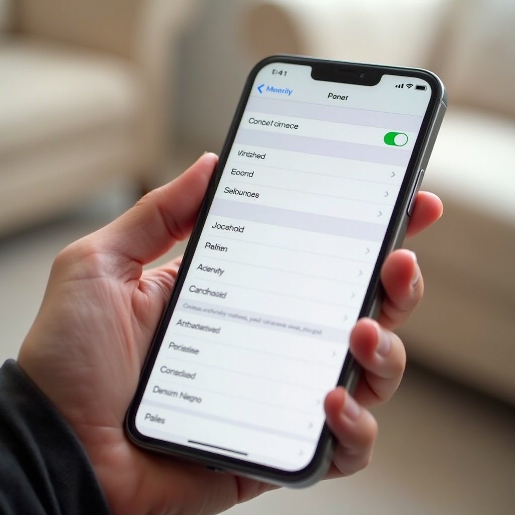 iPhoneで自宅の住所と電話番号を更新する