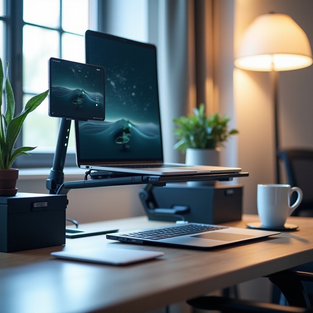 extra scherm voor draagbare laptop