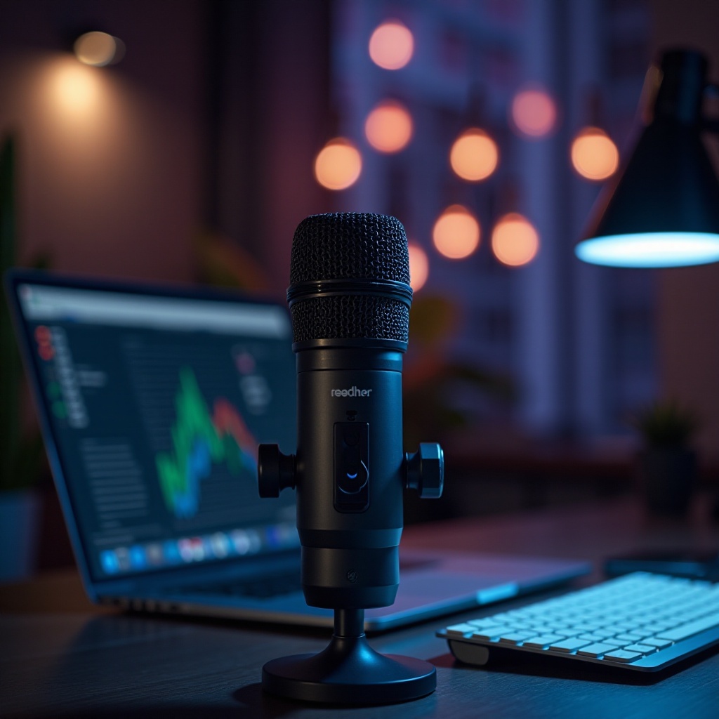 ไมค์สำหรับบันทึกวิดีโอบนแล็ปท็อป