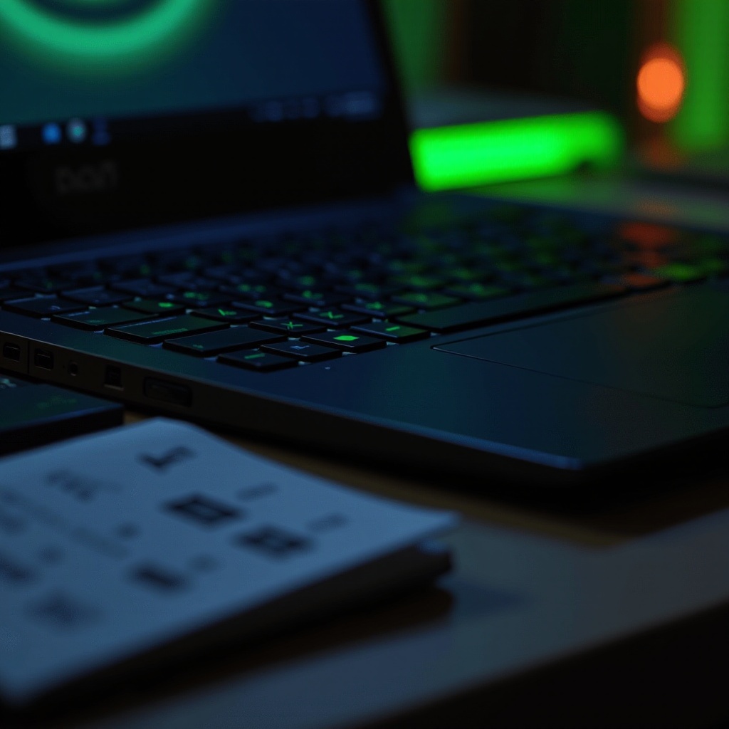 Razer laptoptoetsen werken niet totdat het licht aangaat.