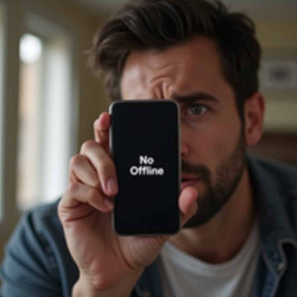 why is my phone offline iphone