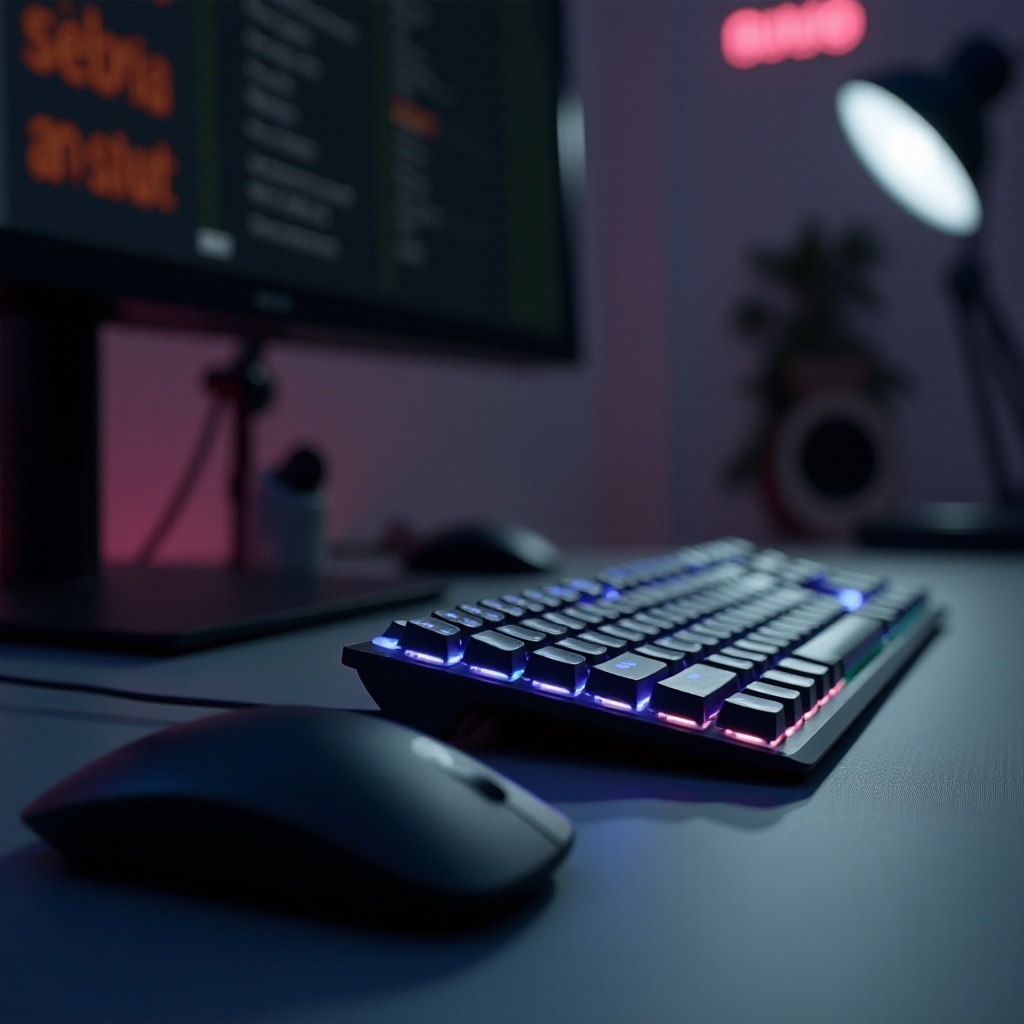 かっこいいキーボードとマウス
