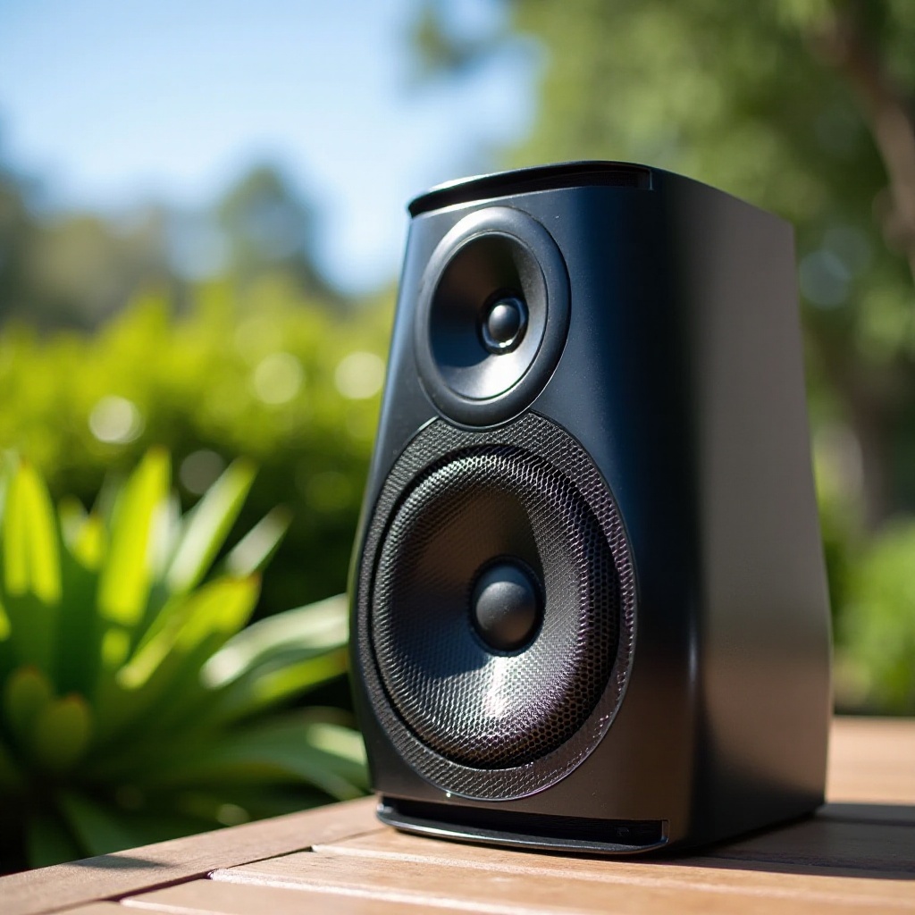 outdoor speakers with built in amp