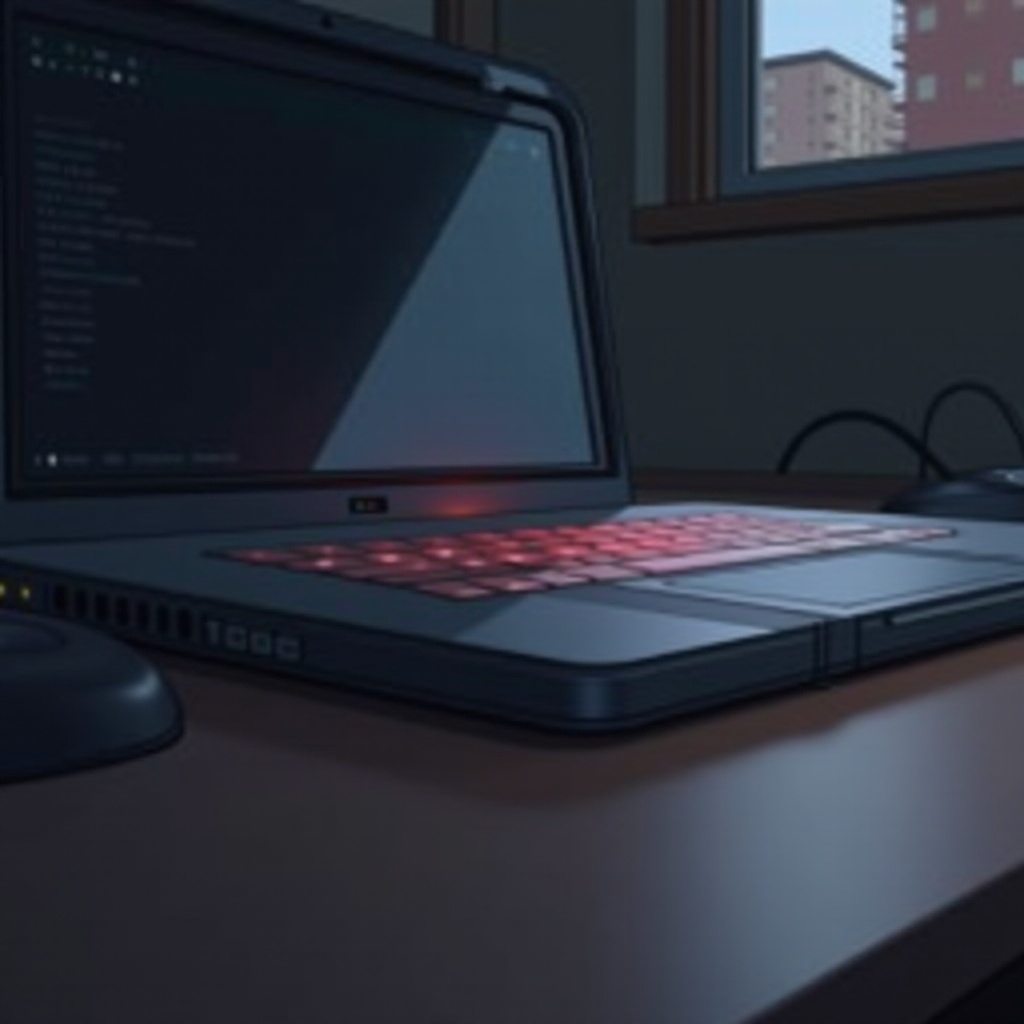 chromebook migający czerwony światłem