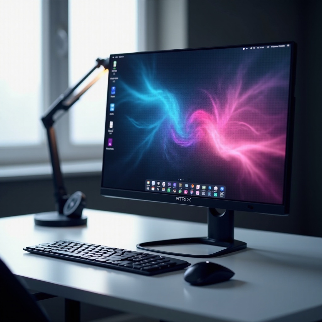 strix monitor cara membagi layar