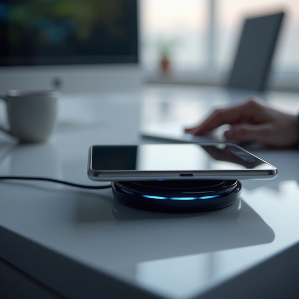 サムスンタブレットのワイヤレス充電