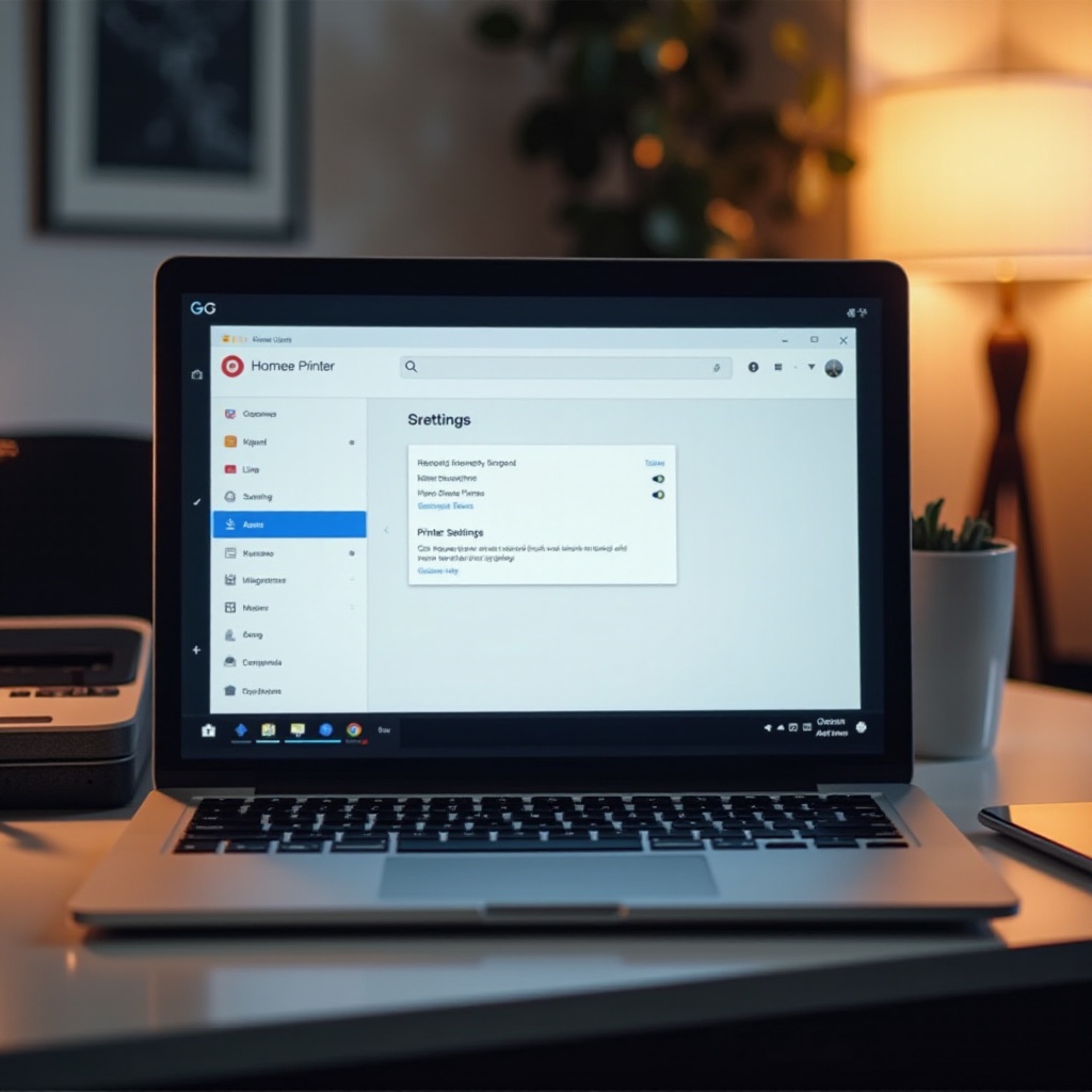 ตั้งค่าปริ้นเตอร์บน Chromebook