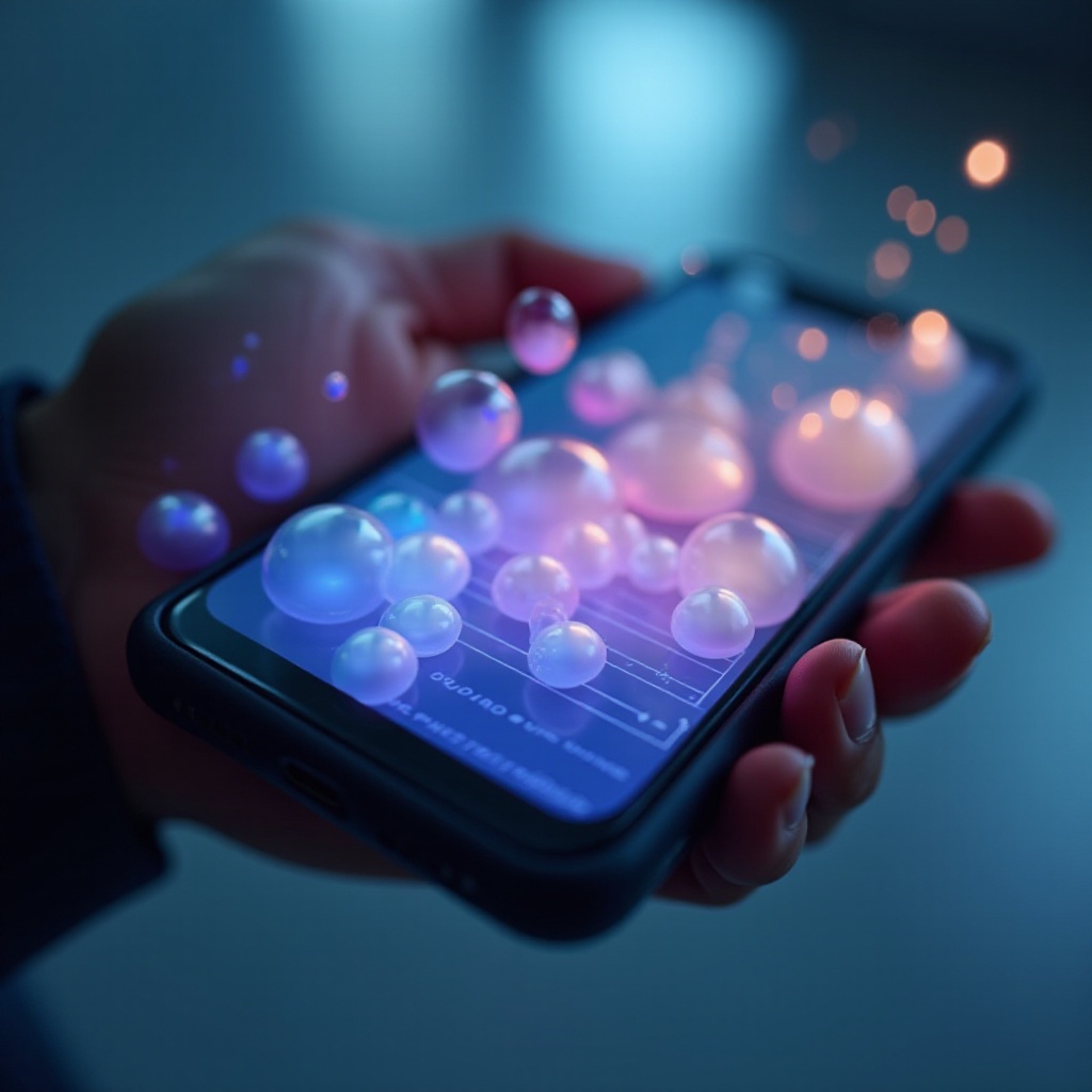 how to get rid of bubbles on android