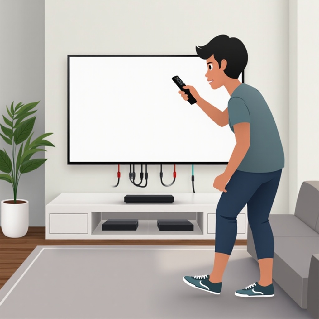 하이센스 TV 화면이 나갔다