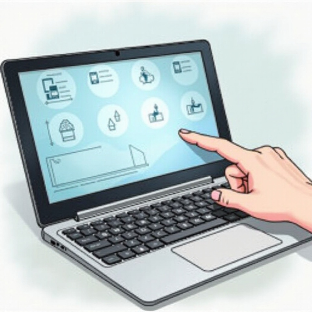 Chromebookのタッチスクリーンを無効にする方法