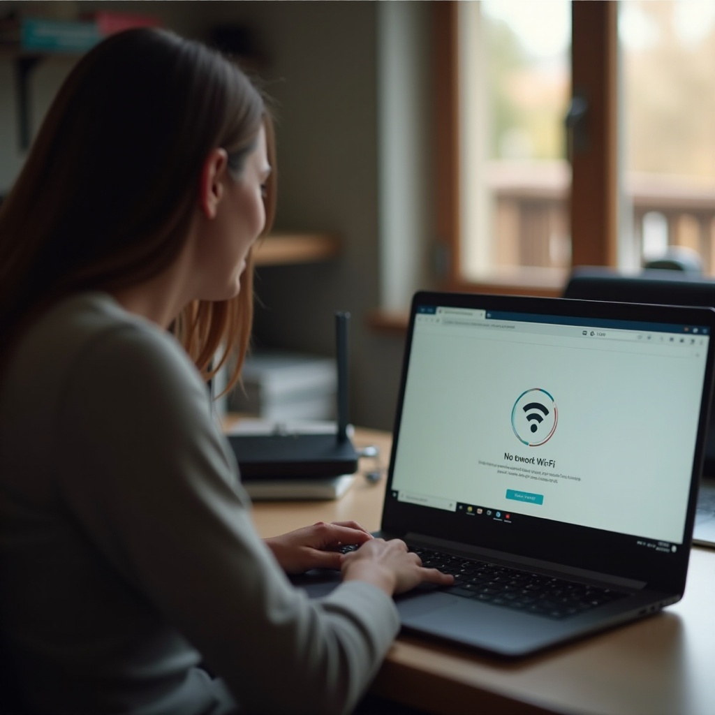 เครือข่ายของ Chromebook ใช้งานไม่ได้ แต่เชื่อมต่อกับ Wi-Fi แล้ว