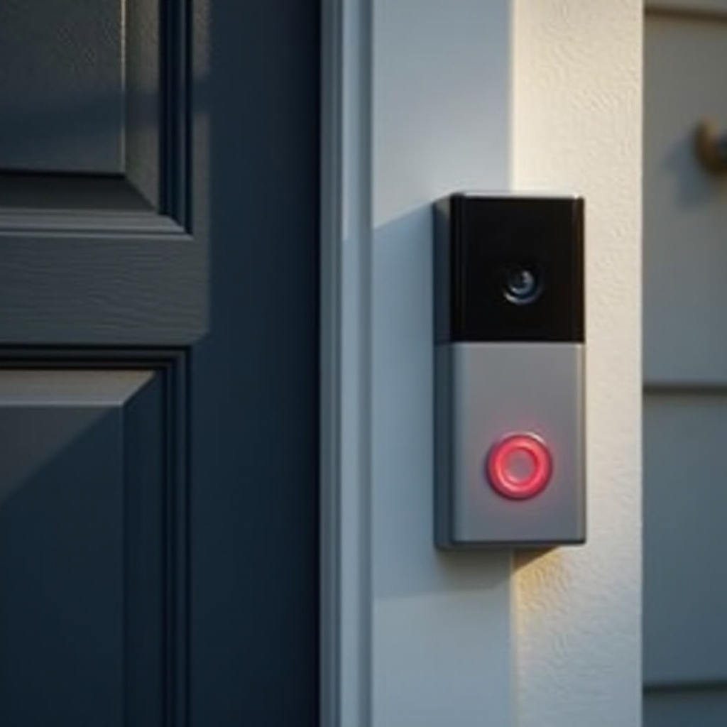 blink doorbell camera blinking red