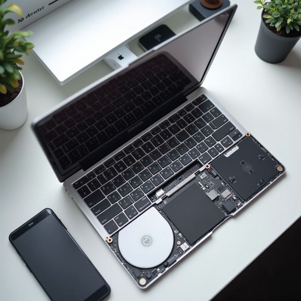 hoe de batterij van de MacBook Pro los te koppelen