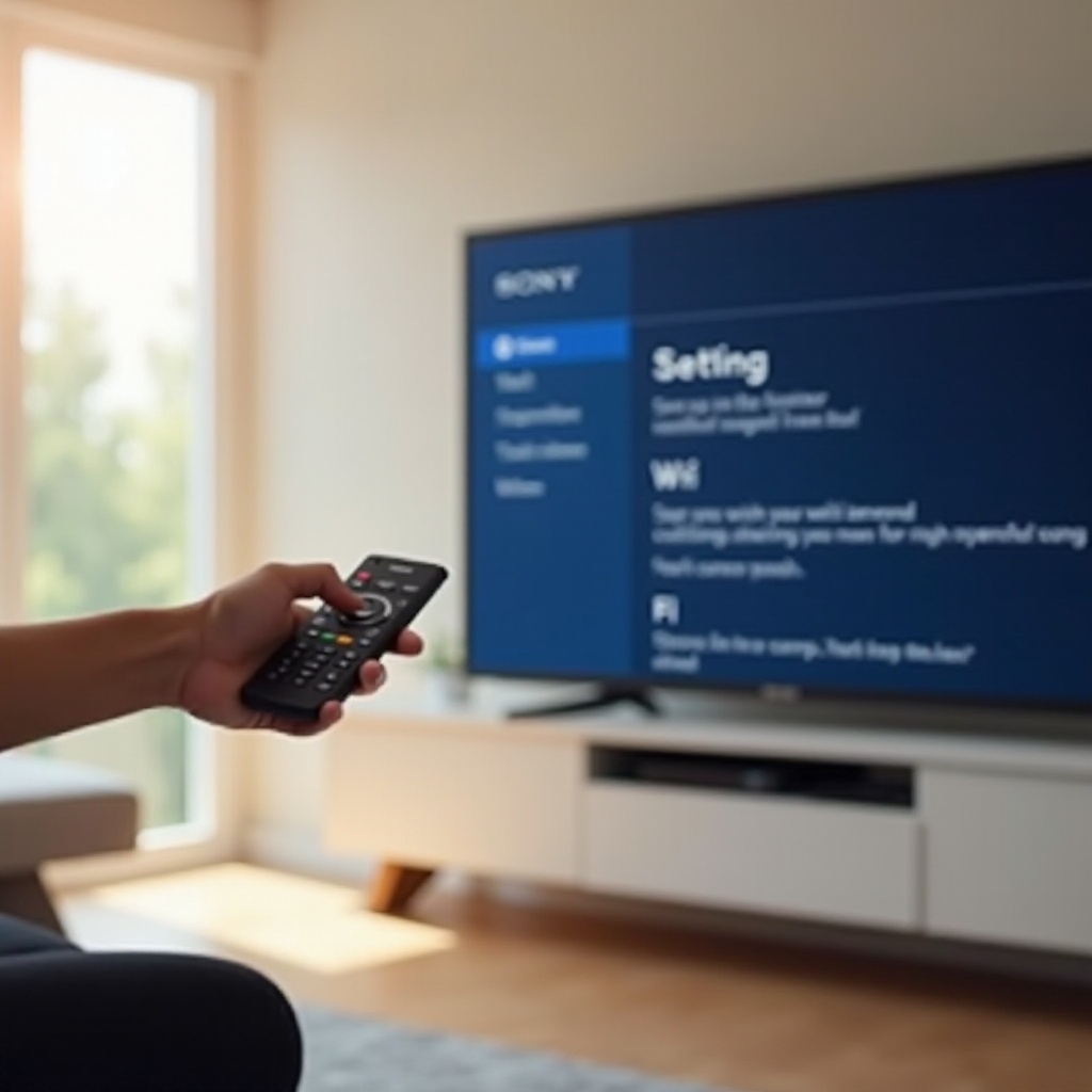 Podłączanie telewizora Sony do internetu bezprzewodowo