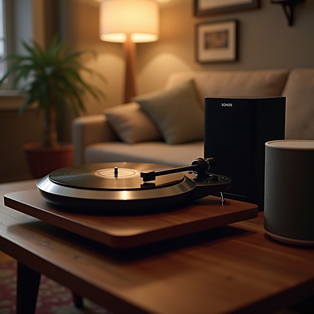 Sonosにレコードプレーヤーを接続する方法