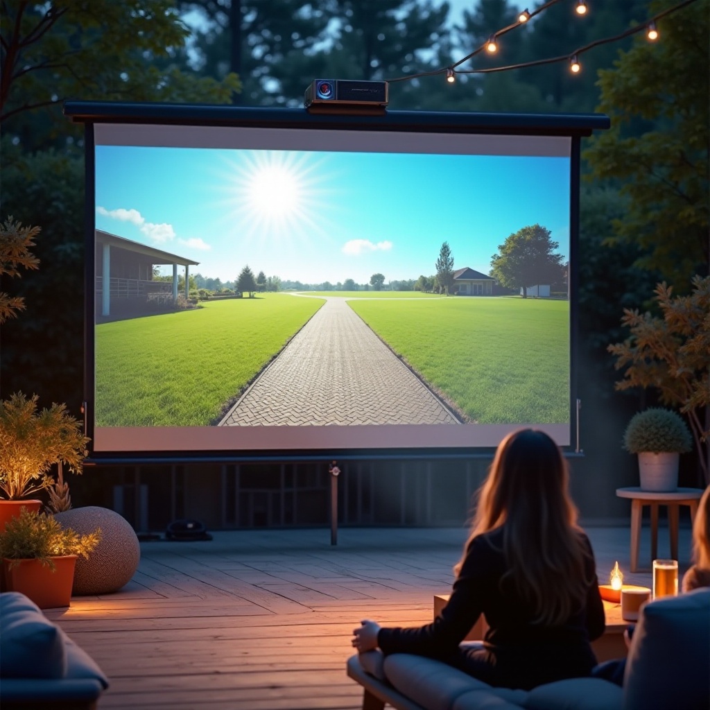 best daytime outdoor projector