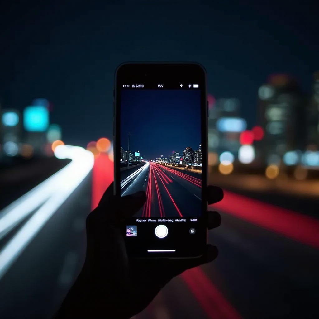 waar is lange belichting op de iPhone