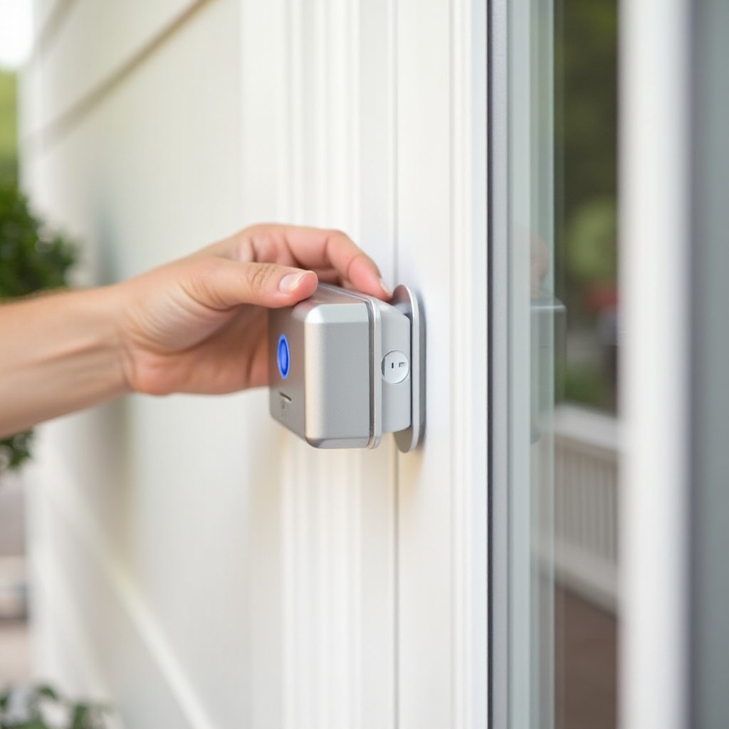 วิธีถอดกริ่งประตู SimpliSafe ออกจากขายึดติดตั้ง