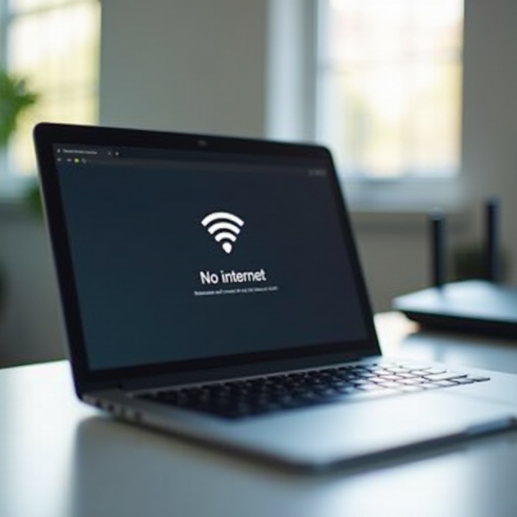 Chromebook에서 네트워크를 사용할 수 없지만 Wi-Fi에는 연결되어 있습니다