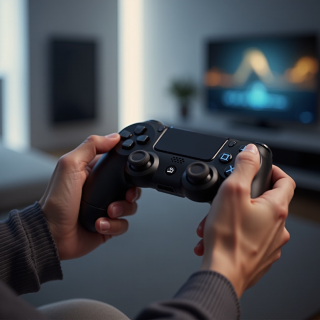 PS5コントローラーをペアリングモードにする
