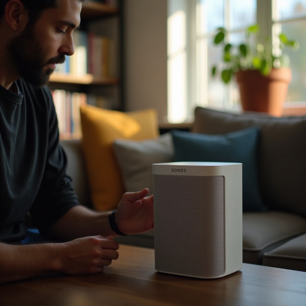 salah satu speaker sonos saya mengeluarkan suara dengungan