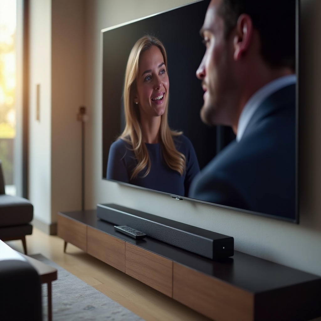 Vizio 사운드바의 오디오 지연