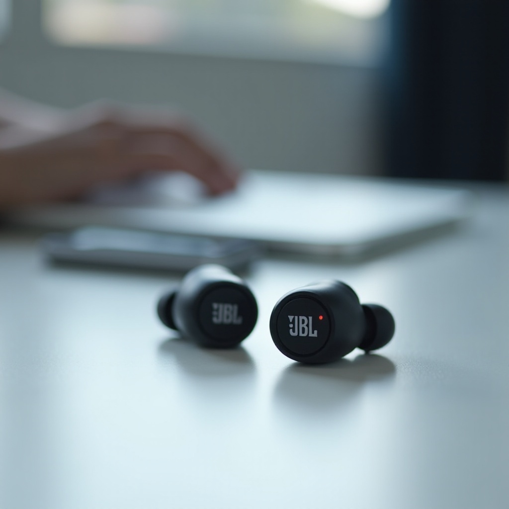 วิธีเปิดหูฟังเอียร์บัด JBL โดยไม่ใช้เคส