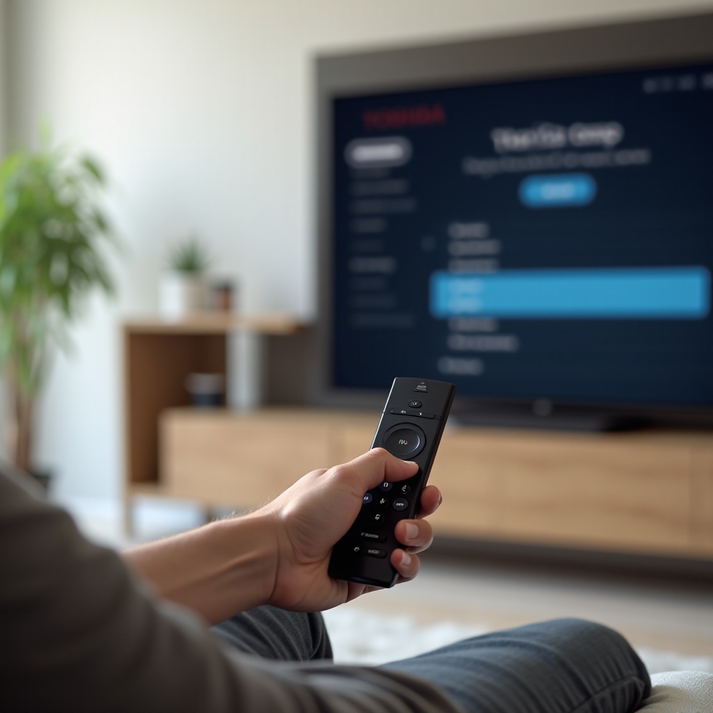วิธีรีเซ็ตรีโมต Toshiba Fire TV