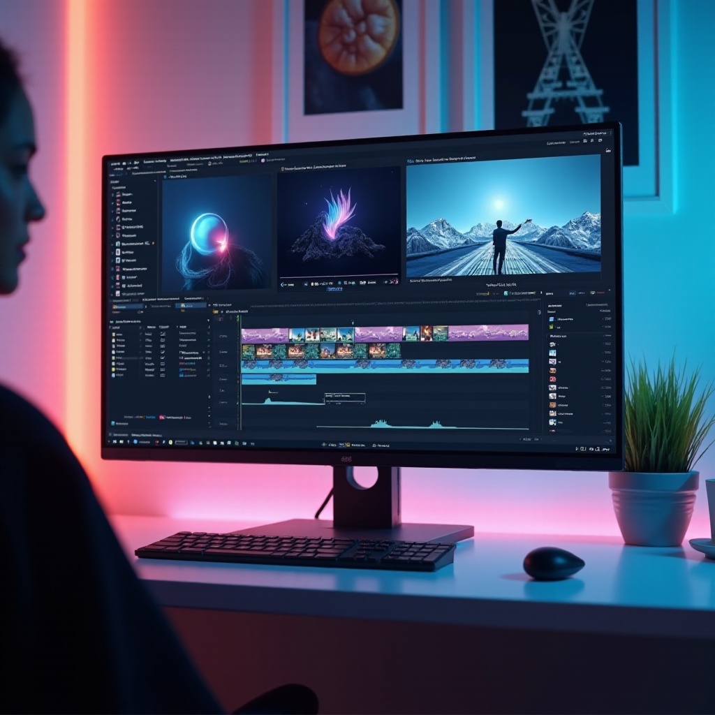 비디오 편집용 데스크탑