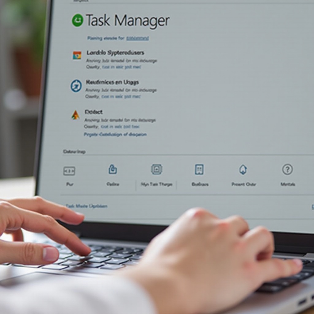 how to open task manager on chromebook