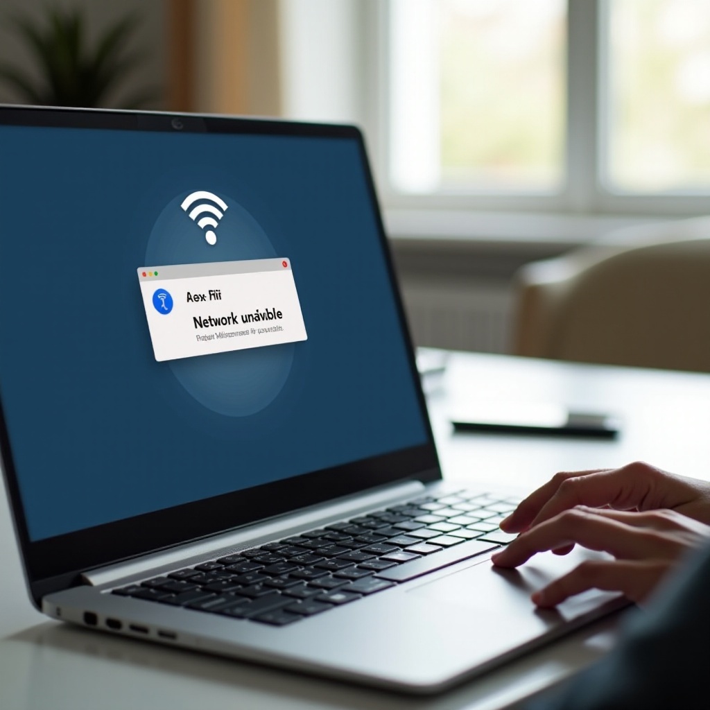 Jaringan Chromebook tidak tersedia, tetapi terhubung ke Wi-Fi