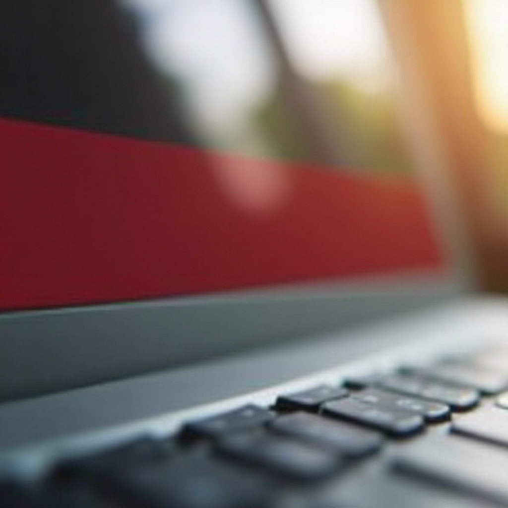 jak zrobić czerwony pasek kart na Chromebooku