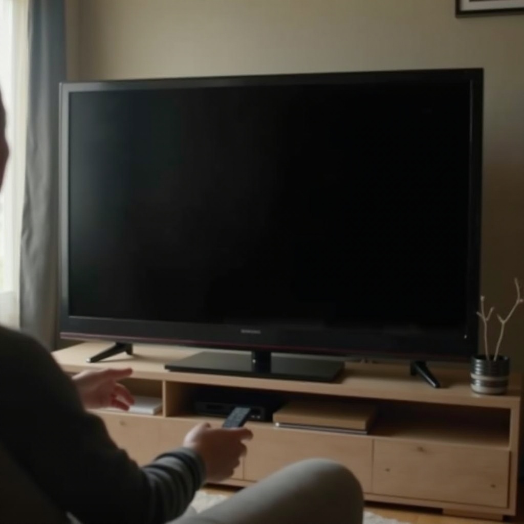 toshiba tv black screen with sound