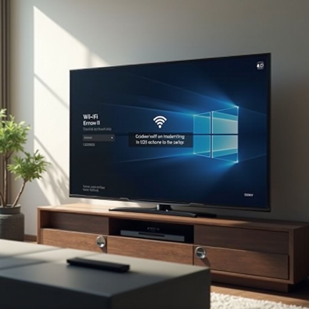 Telewizor Sony Bravia nie łączy się z siecią Wi-Fi