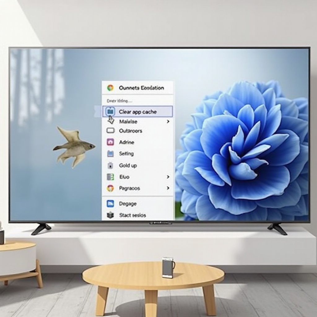 kuinka tyhjentää sovelluksen välimuisti Samsung-televisiossa