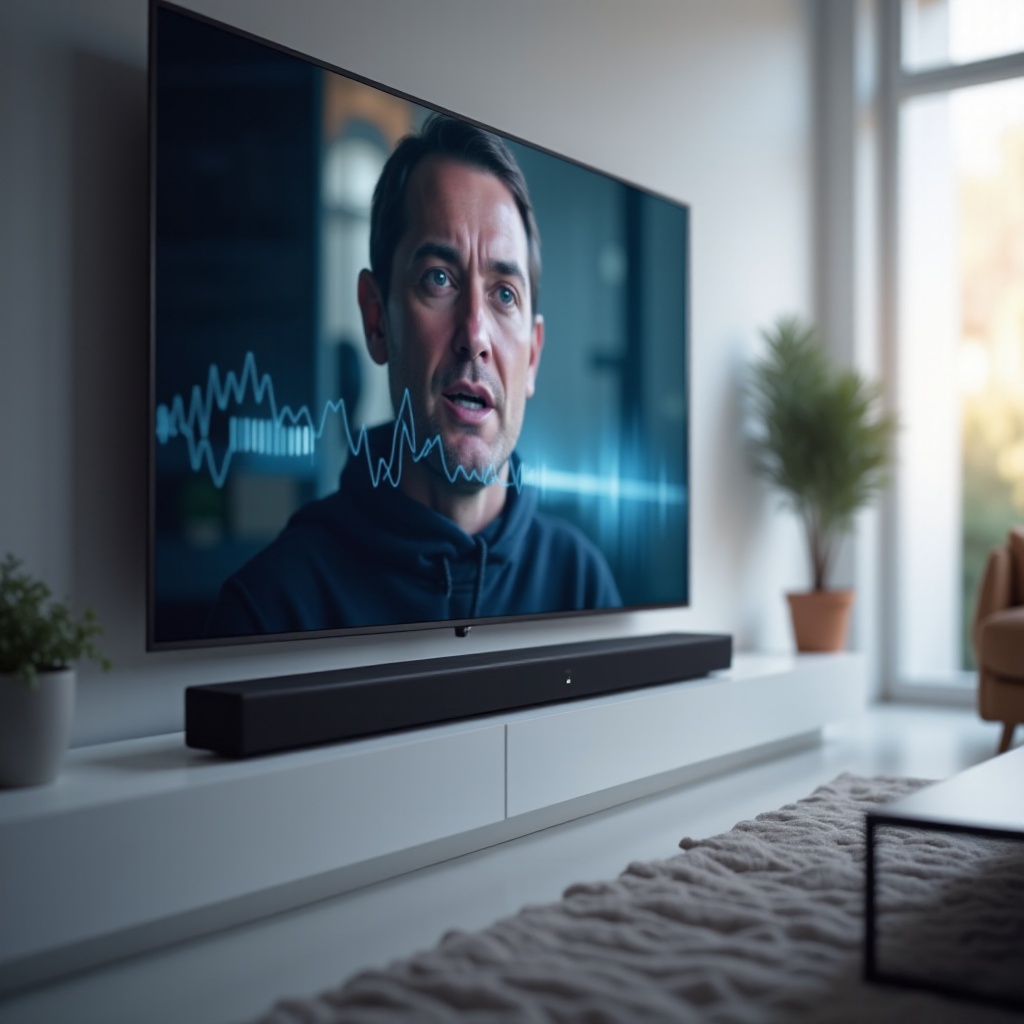 Samsungin soundbarin AV-synkronointi