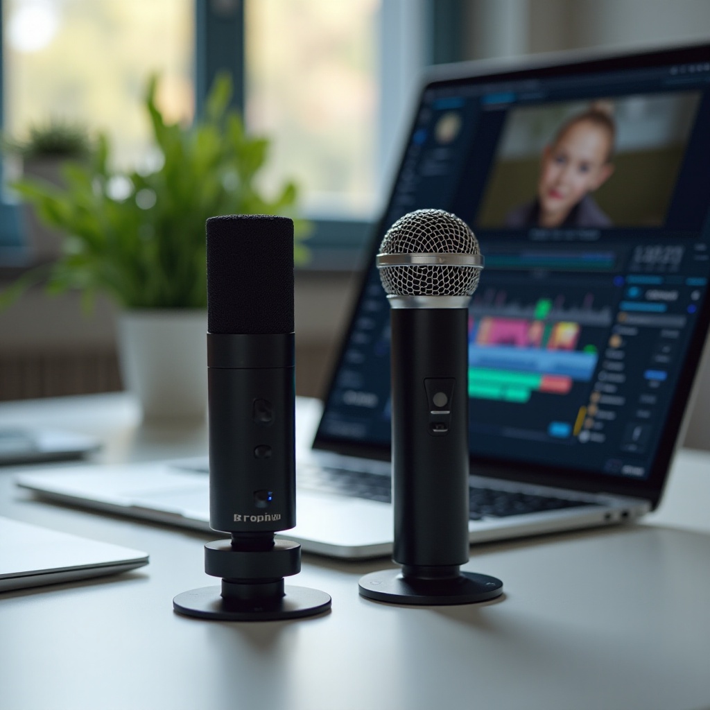 mic for video recording on laptop