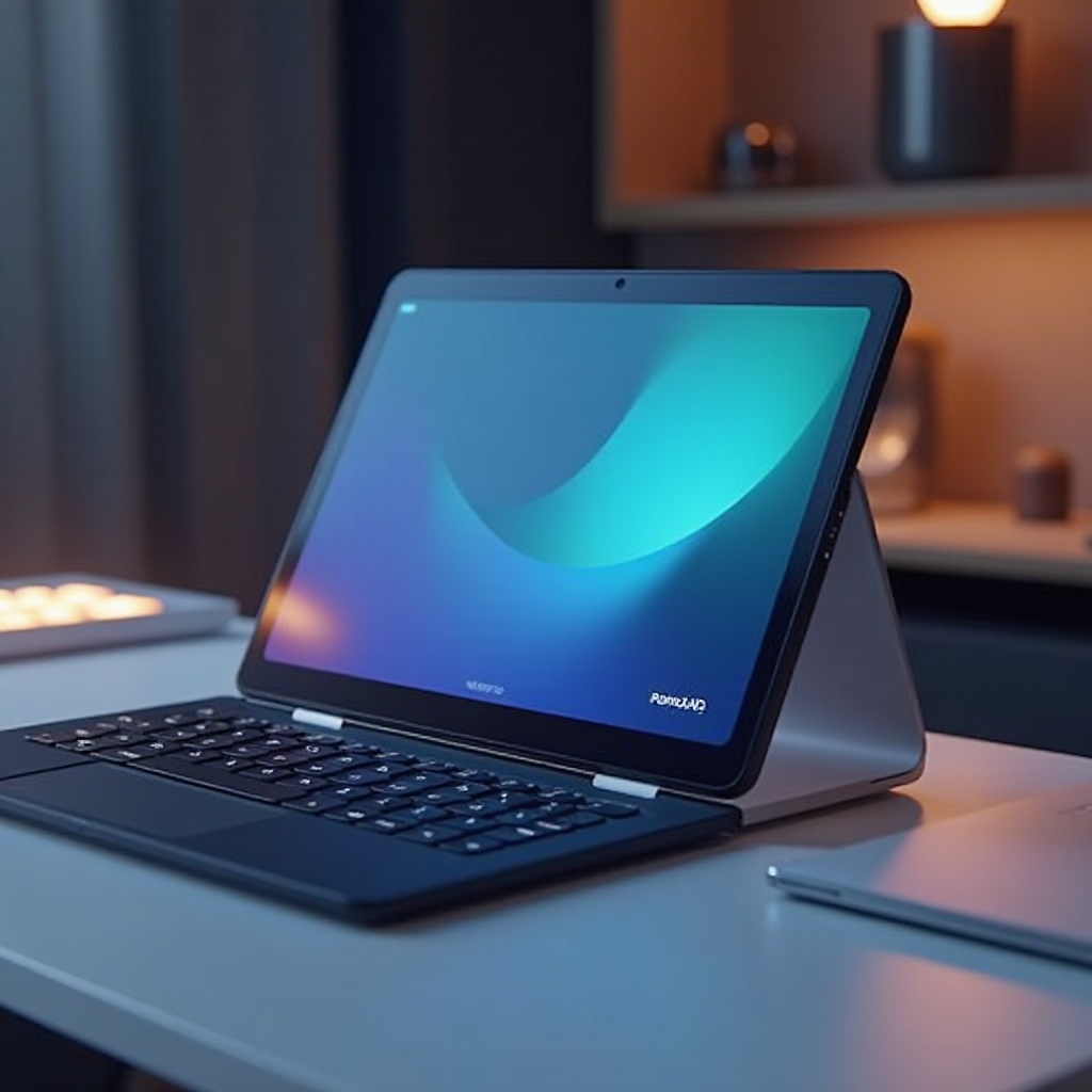 Samsung-tablet met afneembaar toetsenbord