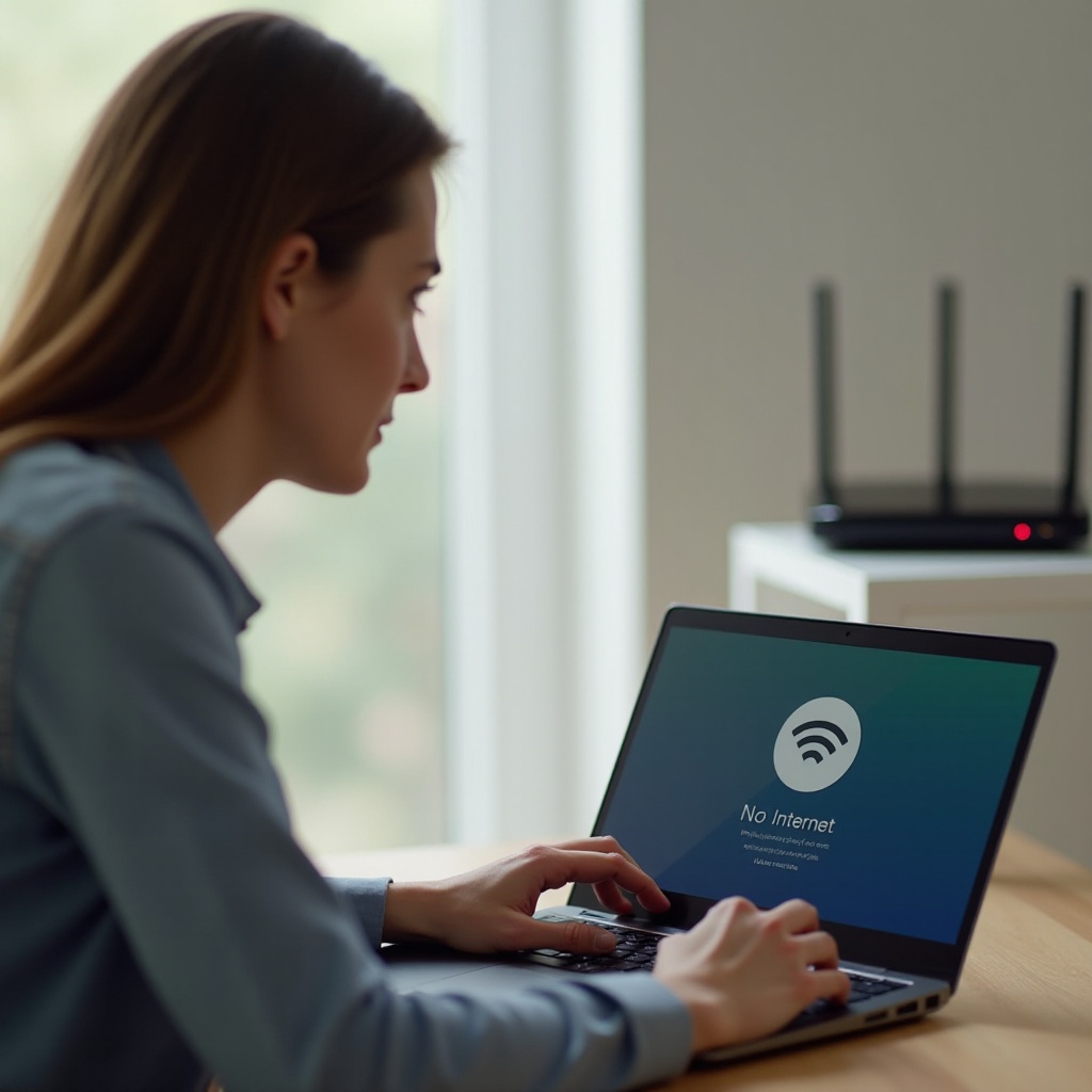 Chromebook でネットワークは利用できませんが、Wi-Fi には接続されています