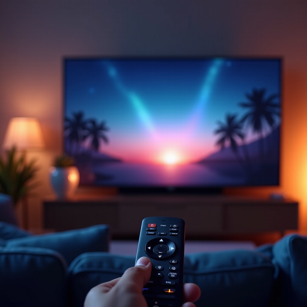 het beeld van de Hisense-tv viel weg