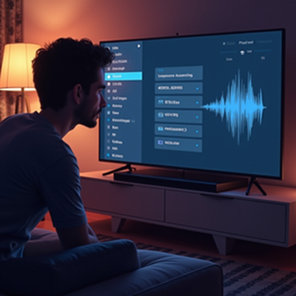 Sharp-televisio ei ääntä